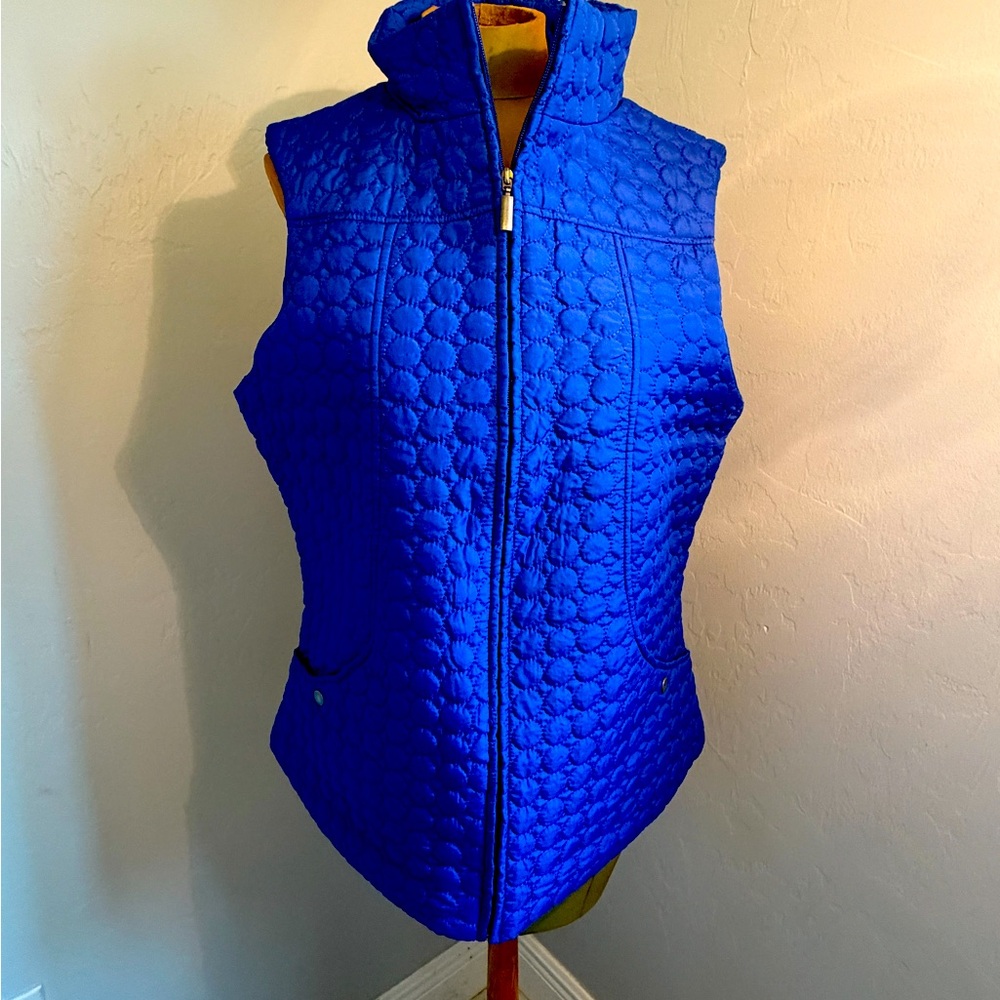 Blue lightweight Puffy Vest